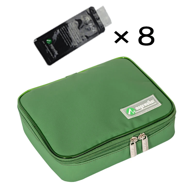 Caja enfriadora de insulina mega, bolsa de tamaño mediano, Estuche De Viaje de insulina para diabéticos con aislamiento portátil, bolsa de hielo de papel de aluminio de tela de nailon