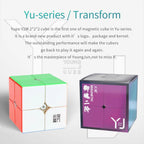Yongjun-cubo magnético de plástico ABS para niños, cubo mágico educativo de juguete de 2x2x2, de 5x5x5Cm, modelo Yupo V2M