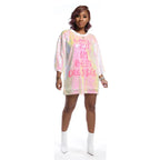 Vestido de lentejuelas con estampado de letras para mujer, minivestido informal holgado de media manga, ropa de verano, chándal, venta al por mayor, 2021