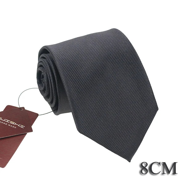 Corbata Jacquard Azul Oscuro Para Hombres Negocios Estilo Tico Elegante