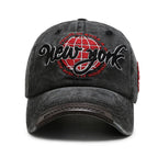 Gorra Vintage con Visera Curvada Bordada para Actividades al Aire Libre
