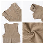 Top Corto Verano | Cuello V | Canesú Acanalado | Ticotrendy