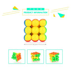 YuanZhu-Cubo mágico educativo para niños, juguete de rompecabezas, Cubo mágico ABS, YJ Little Ball 3x3, 3x3