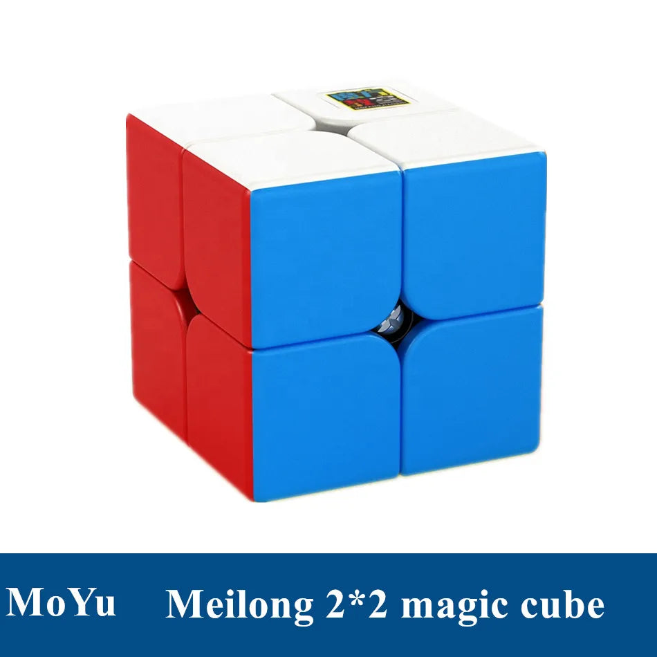 Moyu MeiLong Mini Pocket Cube Speed 2x2 Magic Cube Profession Puzzle Cube, educación para niños, juguetes para juegos, regalo