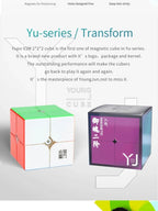Yongjun-cubo magnético de plástico ABS para niños, cubo mágico educativo de juguete de 2x2x2, de 5x5x5Cm, modelo Yupo V2M