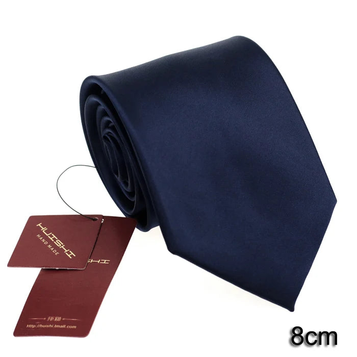 Corbata Jacquard Azul Oscuro Para Hombres Negocios Estilo Tico Elegante