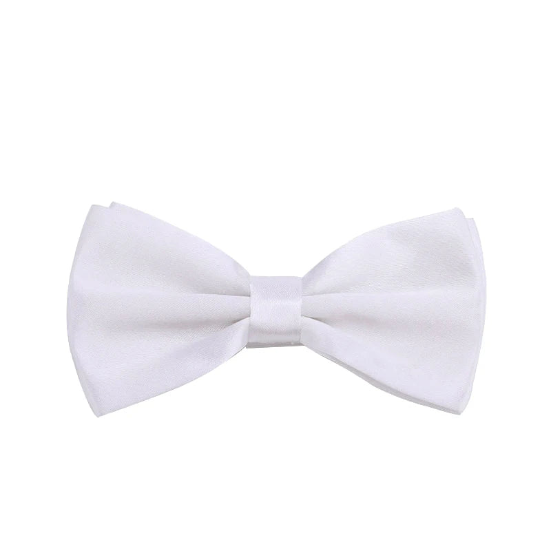 Pajarita ajustada para hombre, pajarita clásica de color negro y dorado, color rojo, verde, rosa, azul y blanco