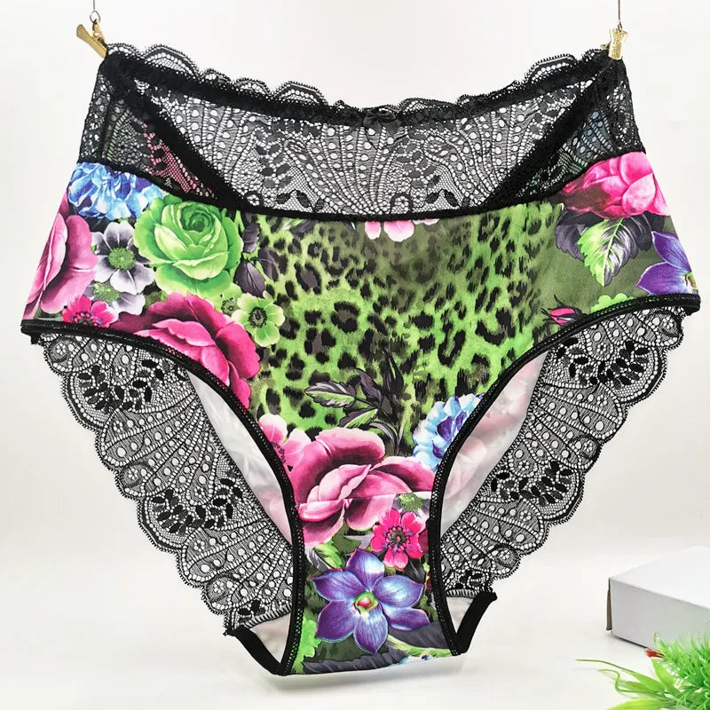 Braguitas de Encaje Floral | Talla Grande 6XL