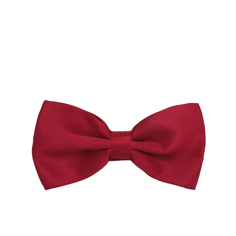 Pajarita ajustada para hombre, pajarita clásica de color negro y dorado, color rojo, verde, rosa, azul y blanco