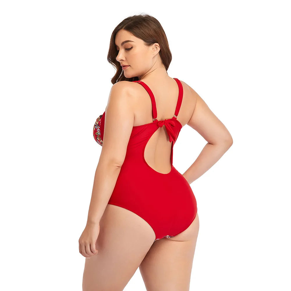 Traje de Baño Una Pieza Talla Grande | Estilo Sexy | Damas