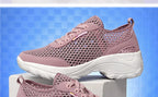 Zapatillas de Malla Hueca con Cordones | Plataforma EVA | Ligeras y Transpirables | Verano