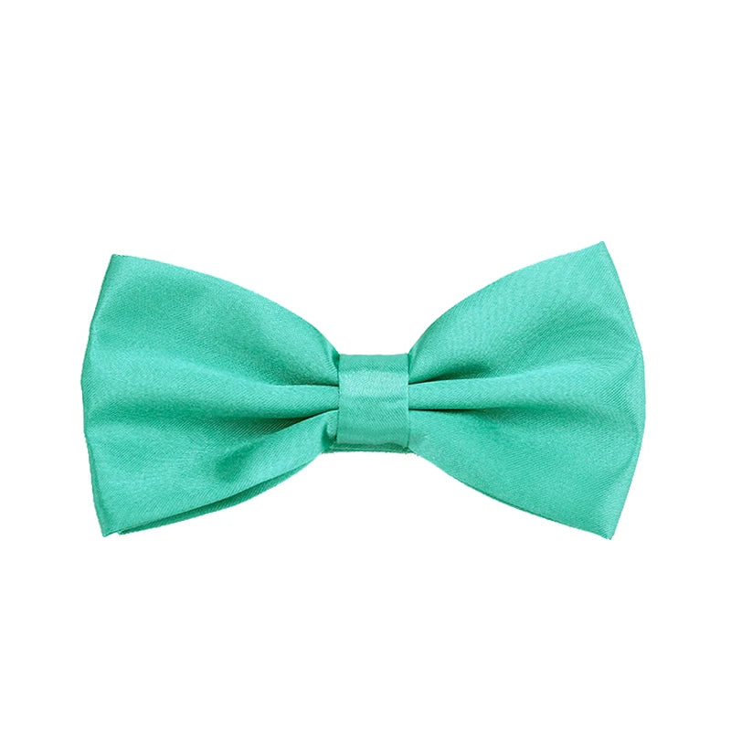 Pajarita ajustada para hombre, pajarita clásica de color negro y dorado, color rojo, verde, rosa, azul y blanco