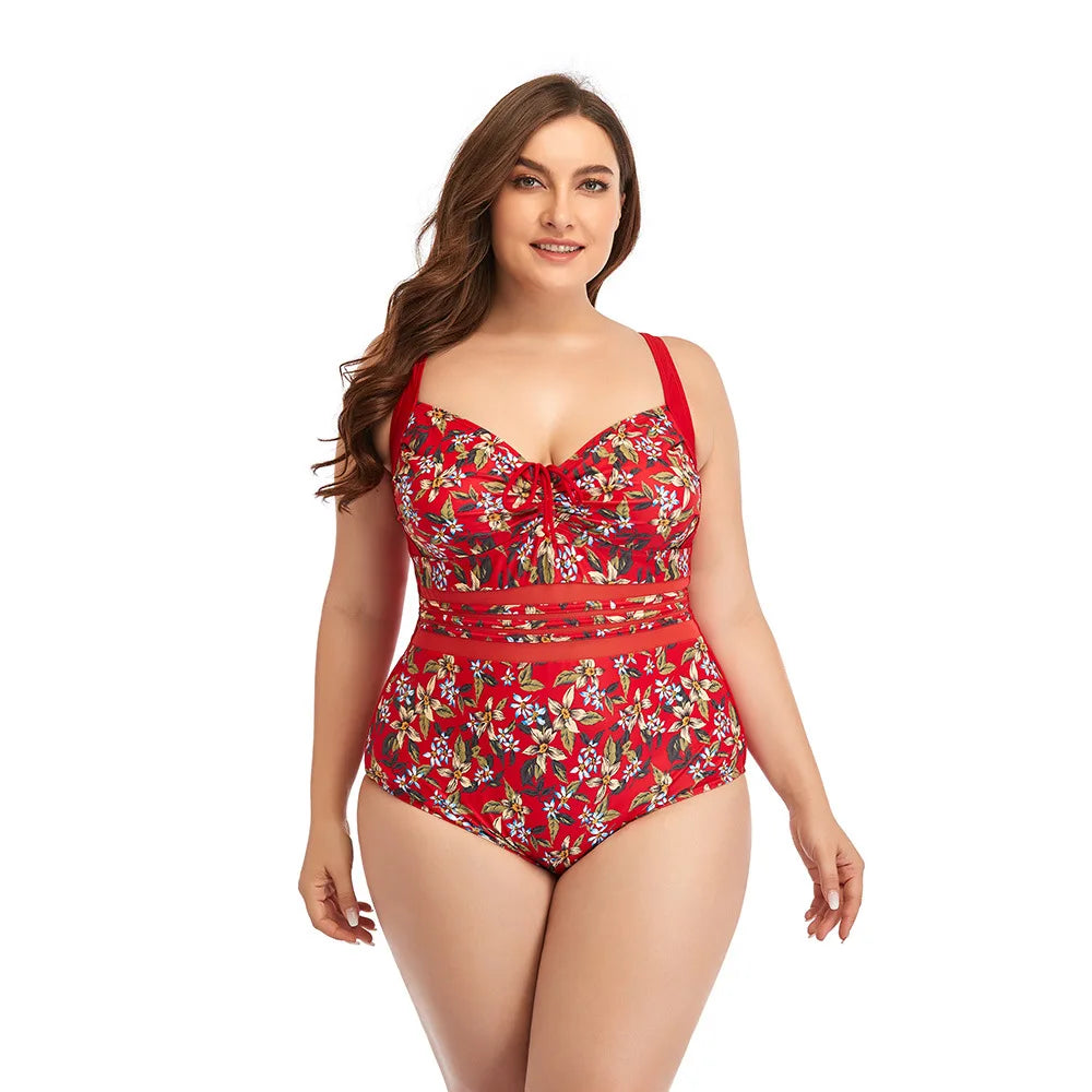 Traje de Baño Una Pieza Talla Grande | Estilo Sexy | Damas
