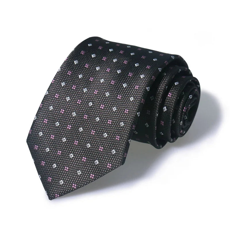 Corbata De Lunares Para Negocios Moda Casual Con Estilo Tico