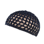 Nueva redecilla de punto suave para el cabello, gorro de redecilla de punto de rayón, gorro para el cuidado del cabello, cubierta nocturna para dormir de ganchillo, turbantes, accesorios de herramientas de estilismo