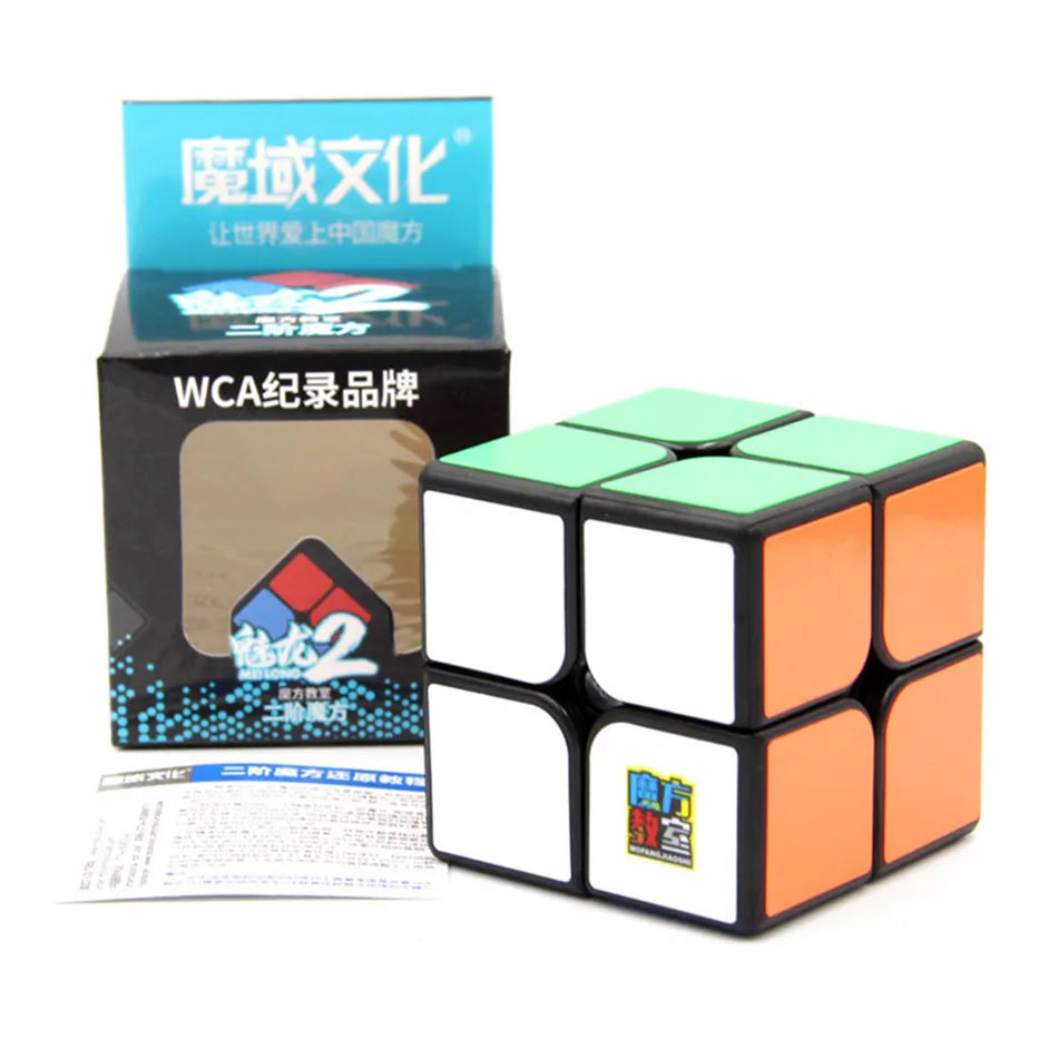 Moyu MeiLong Mini Pocket Cube Speed 2x2 Magic Cube Profession Puzzle Cube, educación para niños, juguetes para juegos, regalo
