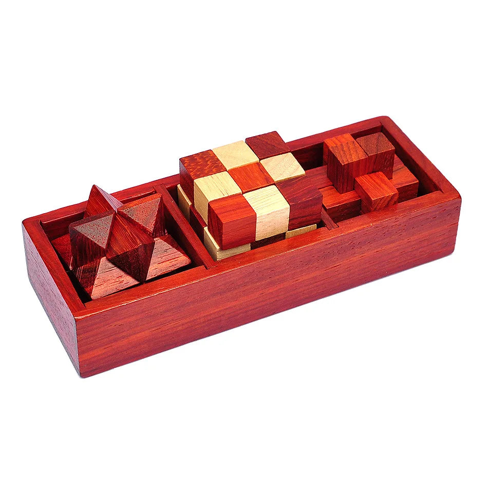 Juguete Rompecabezas 3D De Madera | Unisex Desafío Intelectual | Regalo Para Adultos