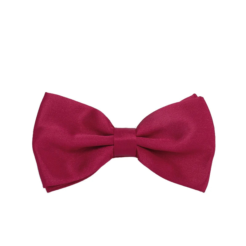 Pajarita ajustada para hombre, pajarita clásica de color negro y dorado, color rojo, verde, rosa, azul y blanco