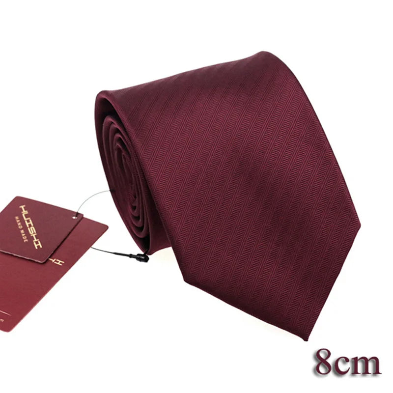 Corbata Jacquard Azul Oscuro Para Hombres Negocios Estilo Tico Elegante
