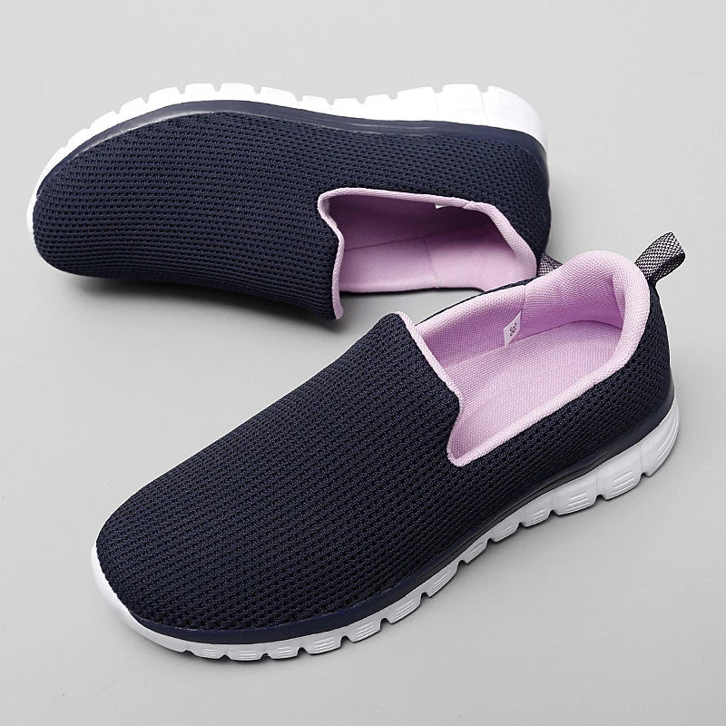 Zapatillas Deportivas Sin Cordones | Ligeras y Cómodas | Talla Grande | Verano