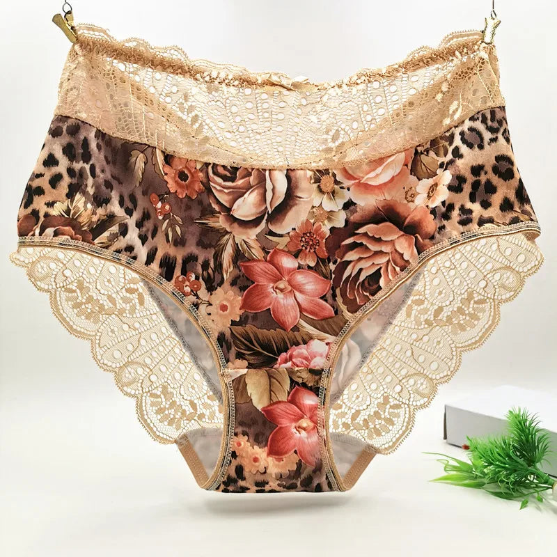 Braguitas de Encaje Floral | Talla Grande 6XL