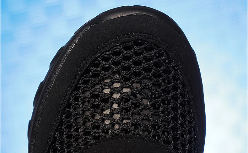 Zapatillas de Malla Hueca con Cordones | Plataforma EVA | Ligeras y Transpirables | Verano
