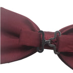 Pajarita ajustada para hombre, pajarita clásica de color negro y dorado, color rojo, verde, rosa, azul y blanco
