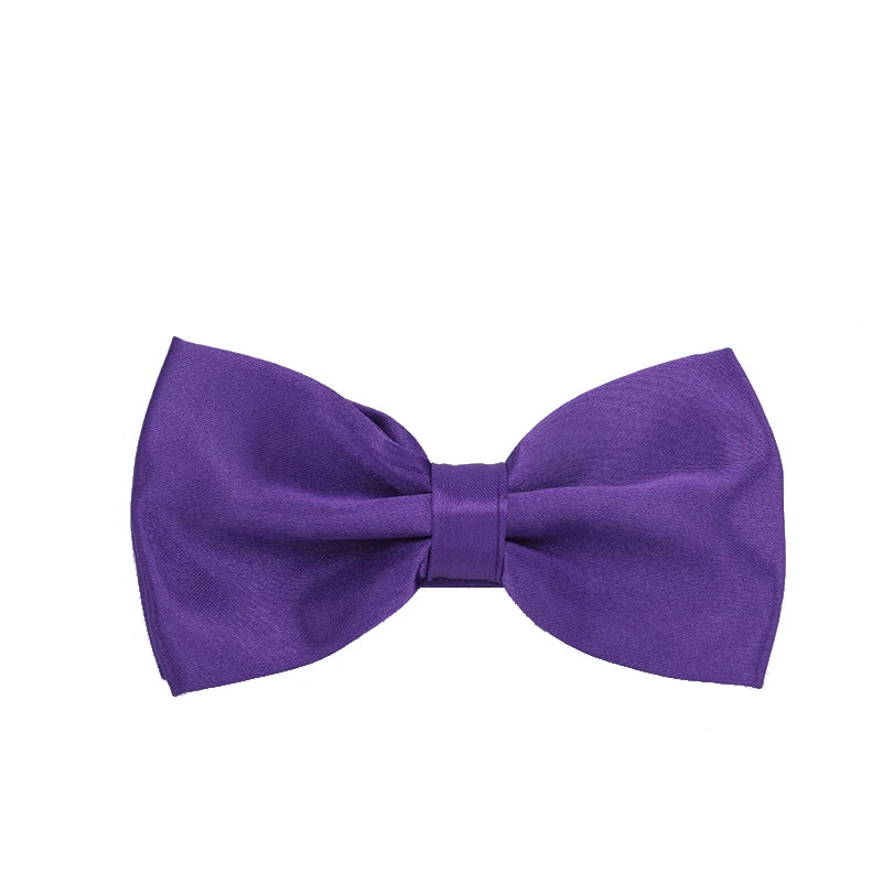 Pajarita De Poliéster En Color Sólido Para Fiesta Elegante Estilo Tico