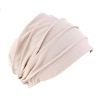 Gorro respirable para mujer, turbante Hijabs para mujer, gorro de tela elástica para la cabeza, gorro suave con volantes para quimio contra el cáncer, bufanda musulmana, venta al por mayor