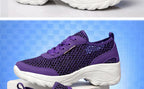 Zapatillas de Malla Hueca con Cordones | Plataforma EVA | Ligeras y Transpirables | Verano