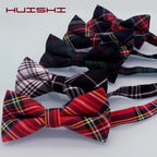 Pajarita De Cuadros Casual Elegante Accesorio Moda Tico