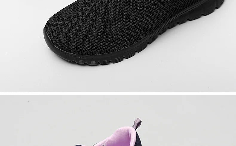 Zapatillas Deportivas Sin Cordones | Ligeras y Cómodas | Talla Grande | Verano