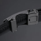 Cinturón Tico Hebilla Automática Cuero Vacuno Estilo Casual Elegante