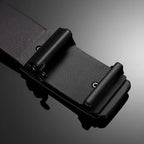 Cinturón De Cuero Para Negocios Hebilla Automática Elegancia Clásica Tica