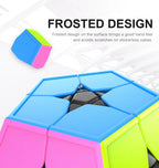 Moyu MoFang JiaoShi Meilong 2x2 Megaminx stickerless Magic Cube Kilominx dodecaedro 2x2 Color Kibiminx Speed Cube
