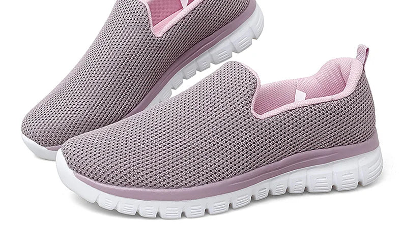 Zapatillas Deportivas Sin Cordones | Ligeras y Cómodas | Talla Grande | Verano