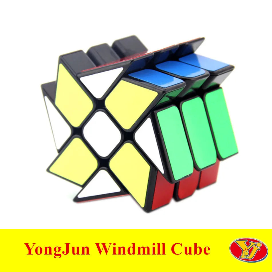 YongJun Cubo mágico del eje YJ para niños, juguete mágico de rompecabezas, Cubo de velocidad Jinggang, cambio irregular, regalo para niños