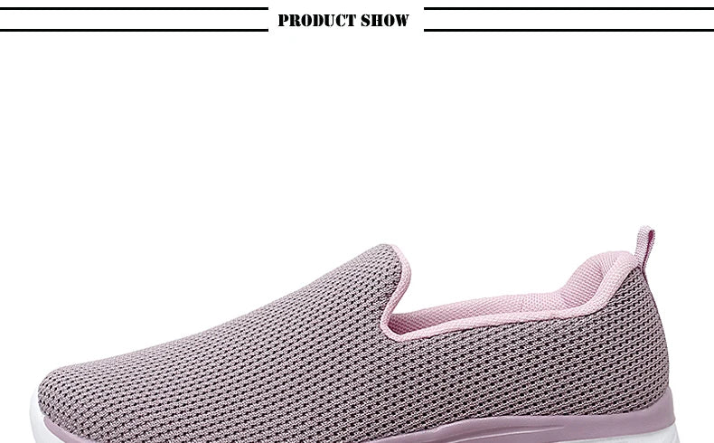 Zapatillas Deportivas Sin Cordones | Ligeras y Cómodas | Talla Grande | Verano