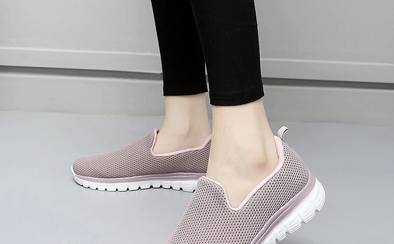 Zapatillas Deportivas Sin Cordones | Ligeras y Cómodas | Talla Grande | Verano