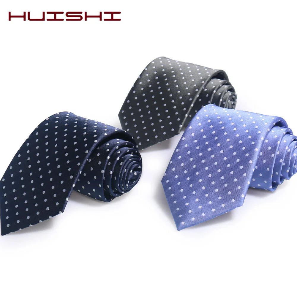Corbata De Lunares Para Negocios Moda Casual Con Estilo Tico