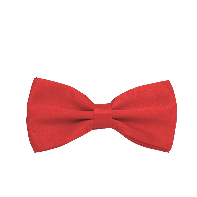 Pajarita ajustada para hombre, pajarita clásica de color negro y dorado, color rojo, verde, rosa, azul y blanco