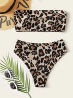 Bikini de Leopardo Push Up Brasileño - Traje Sexy y Moda 2025