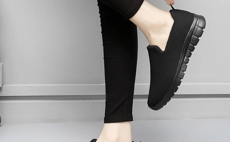 Zapatillas Deportivas Sin Cordones | Ligeras y Cómodas | Talla Grande | Verano