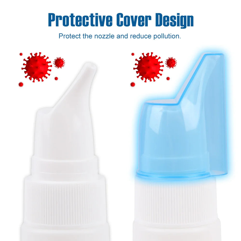 Lavador Nasal Neti Pot | Limpieza Vías Respiratorias Para Adultos Y Niños | Tratamiento Rinitis