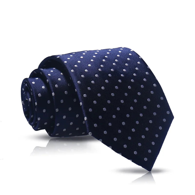 Corbata De Lunares Para Negocios Moda Casual Con Estilo Tico