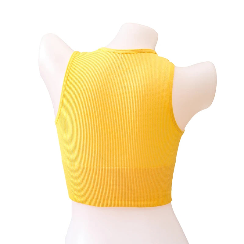 Top Corto Deportivo Sin Costuras | Bralette Inmersión | Manga Sisa | Ticotrendy