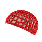 Nueva redecilla de punto suave para el cabello, gorro de redecilla de punto de rayón, gorro para el cuidado del cabello, cubierta nocturna para dormir de ganchillo, turbantes, accesorios de herramientas de estilismo