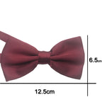 Pajarita ajustada para hombre, pajarita clásica de color negro y dorado, color rojo, verde, rosa, azul y blanco