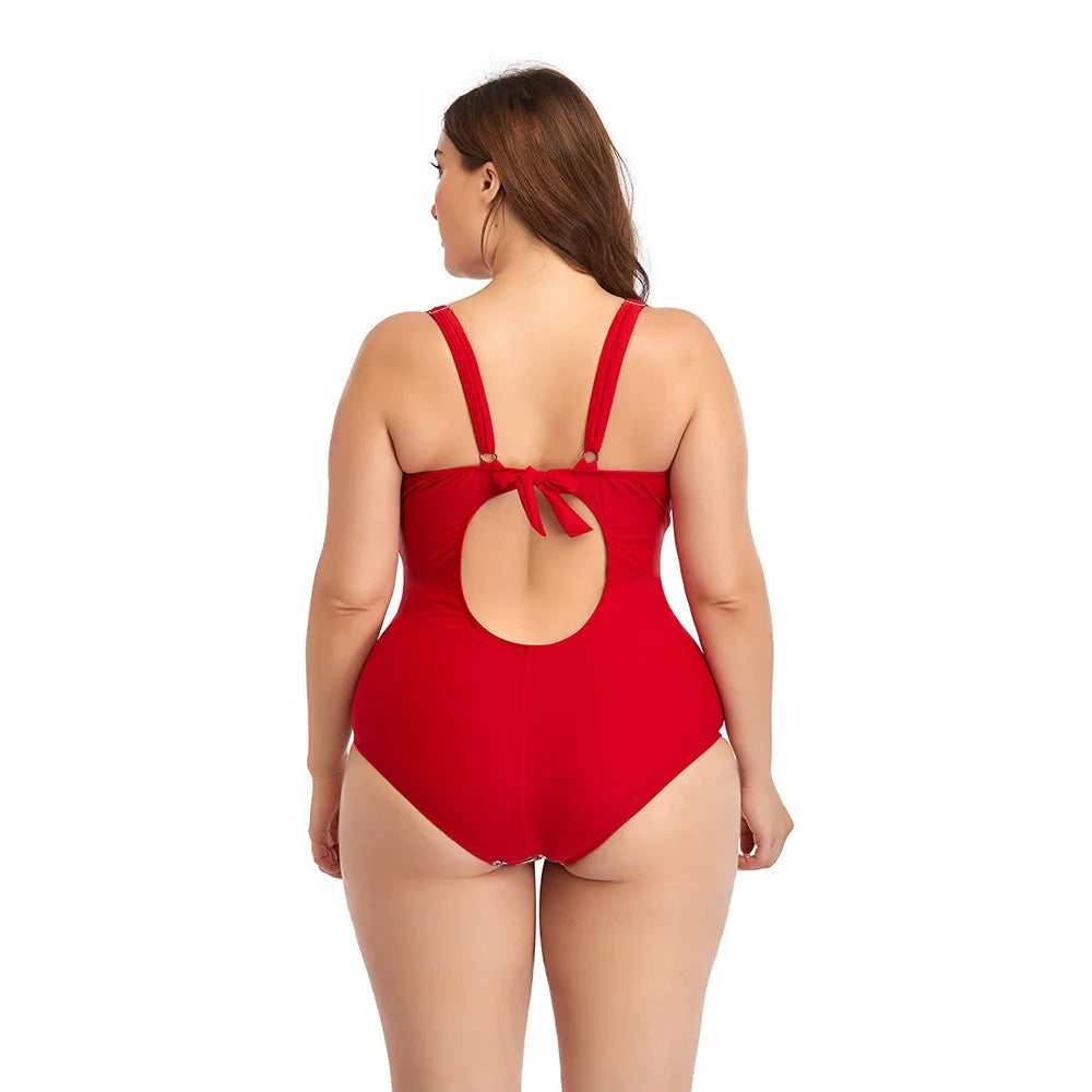 Traje de Baño Una Pieza Talla Grande | Estilo Sexy | Damas