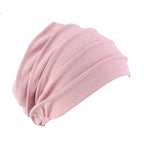 Gorro respirable para mujer, turbante Hijabs para mujer, gorro de tela elástica para la cabeza, gorro suave con volantes para quimio contra el cáncer, bufanda musulmana, venta al por mayor